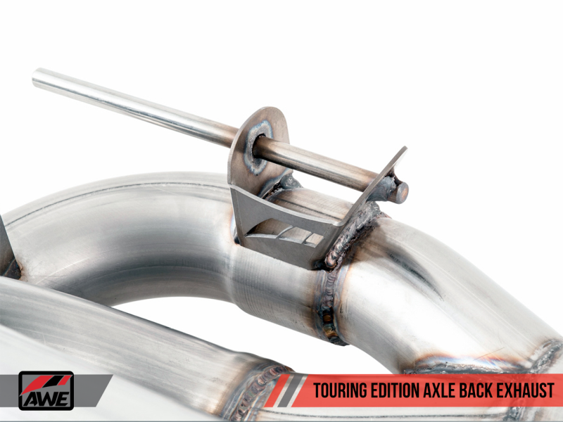 AWE Tuning BMW F3X 335i/435i Touring Edition Axle-Back Exhaust - Chrome Silver Tips (102mm)