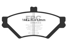 Load image into Gallery viewer, EBC 95-97 Ford Crown Victoria 4.6 (Phenolic PisTons) Ultimax2 Front Brake Pads