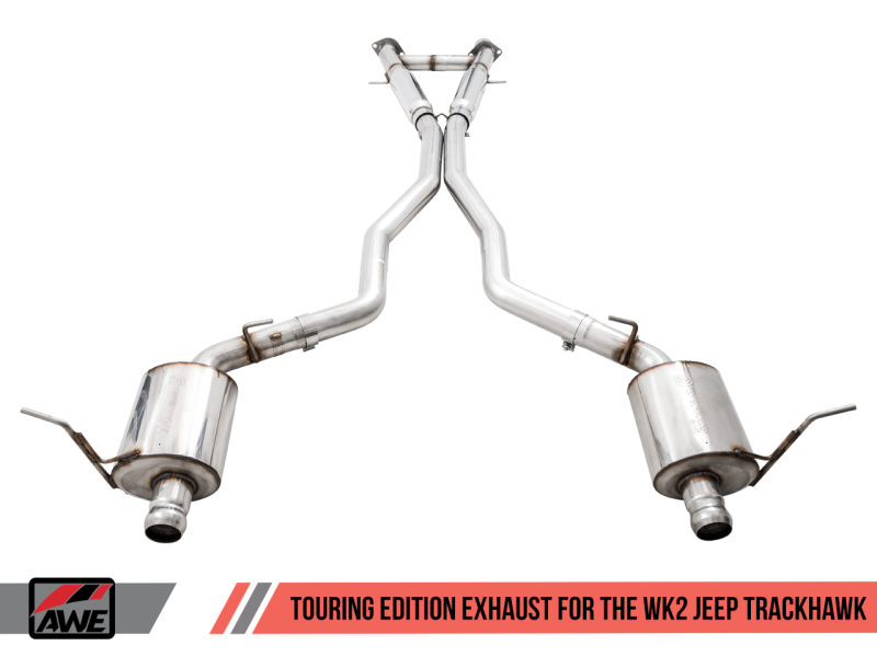 AWE Tuning 2020 Jeep Grand Cherokee SRT/Trackhawk Touring Edition Exhaust - Use w/Stock Tips