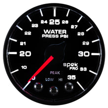 Load image into Gallery viewer, Autometer Spek-Pro - Nascar 2-1/16in Water Press 0- 35 psi Bfb Sp