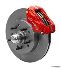 Load image into Gallery viewer, Wilwood Forged Dynalite-M Front Kit 11.5in Red 1 PC Rotor&amp;Hub 58-64 Impala 63-64 Corvette