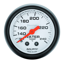 Load image into Gallery viewer, Autometer Phantom 52mm 120-240 Deg F Mechanical Water Temp Gauge