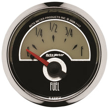 Load image into Gallery viewer, AutoMeter Gauge Fuel Level 2-1/16in. 240 Ohm(e) to 33 Ohm(f) Elec Cruiser