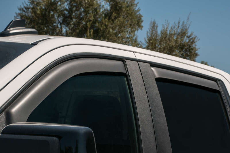 EGR 2019 Chevy 1500 Crew Cab In-Channel Window Visors - Dark Smoke