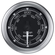 Load image into Gallery viewer, Autometer Chrono 2-1/16in 120-280 Degree Temperature Gauge