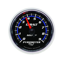 Load image into Gallery viewer, Autometer Cobalt 2 1/16in 900 Deg C Electronic Pyrometer Gauge