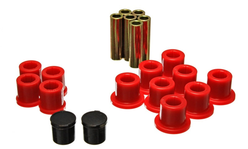 Energy Suspension Rear Spring Bushing Set - Red