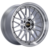 BBS LM 19x9.5 5x120 ET48 Diamond Silver Center Diamond Cut Lip Wheel -82mm PFS/Clip Required