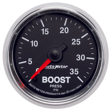 Load image into Gallery viewer, AutoMeter GS 2 1/16 inch 35PSI Mechanical Boost Gauge