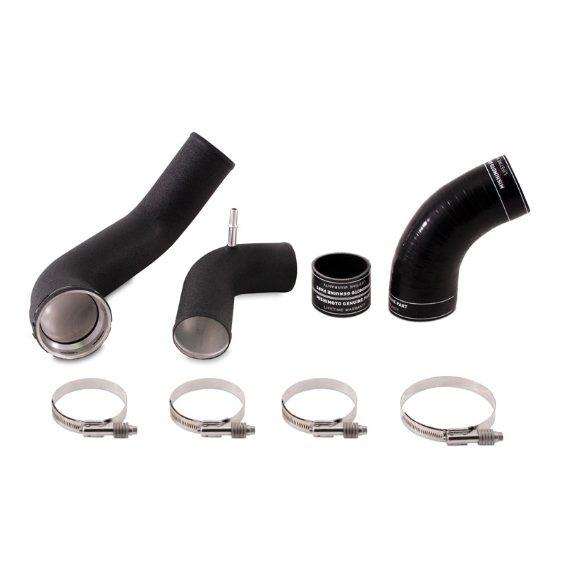 Mishimoto 2017+ Ford F150 3.5l EcoBoost Cold-Side Intercooler Pipe Kit - Wrinkle-Black