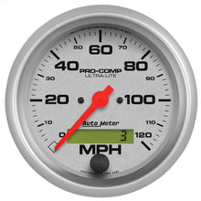 Load image into Gallery viewer, Autometer Ultra-Lite 3-3/8in 120mph Electrical Speedometer