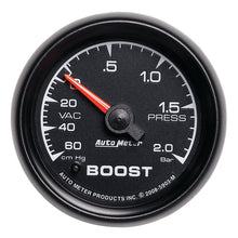 Load image into Gallery viewer, Autometer ES 52mm 60cm.Hg - 2.0 Bar Mechanical Boost/Vacuum Gauge