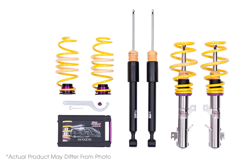 KW Coilover Kit V1 Honda Civic (all excl. Hybrid) w/ 14mm (0.55) front strut lower mounting bolt