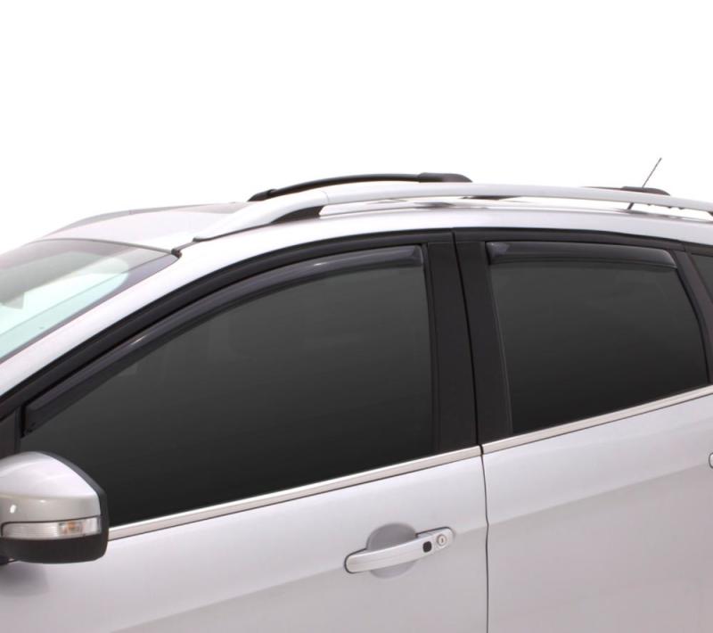 AVS 14-18 Toyota Corolla Ventvisor In-Channel Front & Rear Window Deflectors 4pc - Smoke