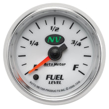 Load image into Gallery viewer, AutoMeter Gauge Fuel Level 2-1/16in. 0-280 Ohm Programmable NV