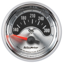 Load image into Gallery viewer, Autometer American Muscle 2-1/16in Short Sweep Electric 140-300 Deg F Oil Temp Gauge