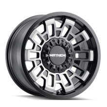 Load image into Gallery viewer, Mayhem 8113 Cortex 20x10 / 5x139.7 BP / -19mm Offset / 110mm Hub Matte Black w/ Dark Tint Wheel