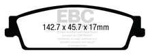 Load image into Gallery viewer, EBC 15+ Cadillac Escalade 6.2 2WD Ultimax2 Rear Brake Pads