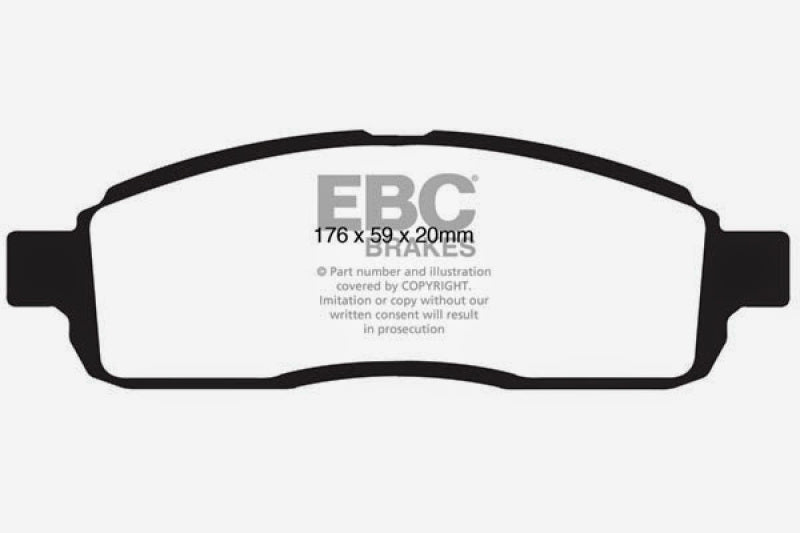 EBC 09 Ford F150 4.6 (2WD) 6 Lug Ultimax2 Front Brake Pads