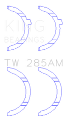 King Engine Bearings 94-01 Toyota 2.4L 2RZ-FE/2.7L 3RZ-FE Thrust Washer Set