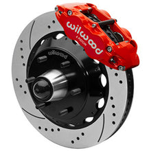 Load image into Gallery viewer, Wilwood 63-87 C10 FNSL6R Front Big Brake Brake Kit 14in drill/slot 6x5.5 BP for drop spindles - Red