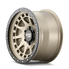 Load image into Gallery viewer, Dirty Life 9311 Enigma Pro 17x9/8x165.1 BP/-12mm Offset/130.8mm Hub Satin Gold Wheel - Beadlock