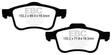 Load image into Gallery viewer, EBC 13+ Fiat 500L 1.4 Turbo Ultimax2 Front Brake Pads