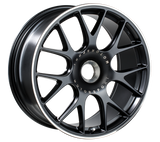 BBS CH-R 20x9 CL ET51 CB84 Satin Black Polished Rim Protector Wheel