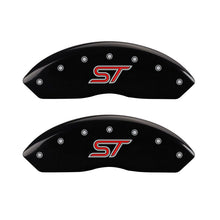 Load image into Gallery viewer, MGP 4 Caliper Covers Engraved Front &amp; Rear ST Black finish silver ch