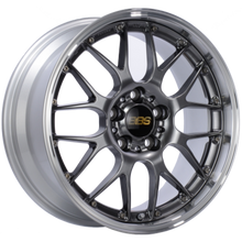 Load image into Gallery viewer, BBS RS-GT 19x8 5x114.3 ET45 Diamond Black Center Diamond Cut Lip Wheel - 82mm PFS Required