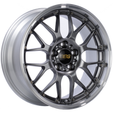 BBS RS-GT 19x8.5 5x112 ET38 Diamond Black Center Diamond Cut Lip Wheel -82mm PFS/Clip Required