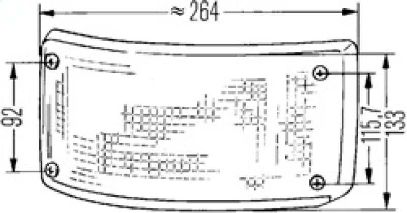 Hella Reversing Lamp 2Zr