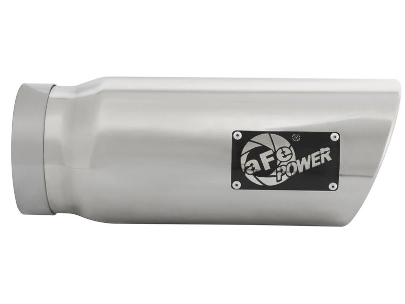 aFe MACHForce-Xp 5in Inlet x 6in Outlet x 15in length Polished Exhaust Tip