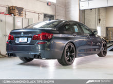 Load image into Gallery viewer, AWE Tuning BMW F10 M5 Touring Edition Axle-Back Exhaust Diamond Black Tips