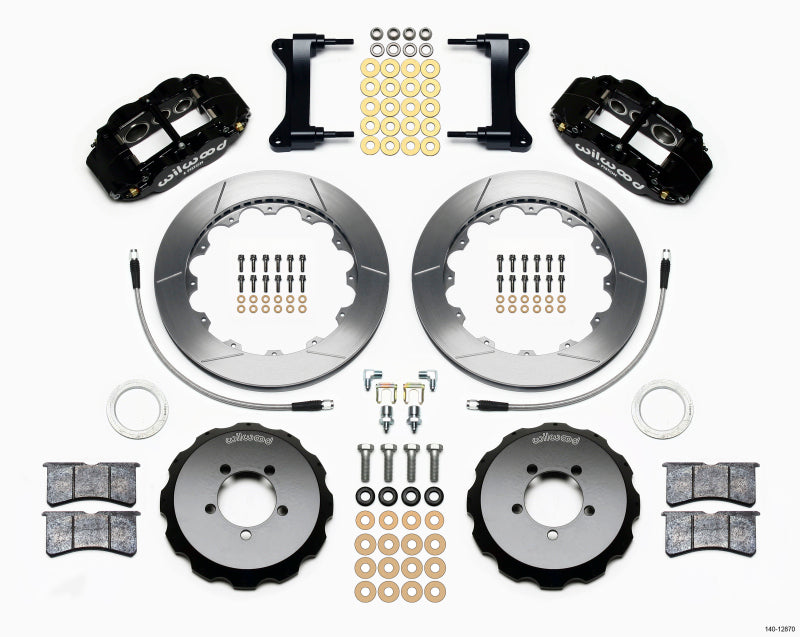 Wilwood Narrow Superlite 6R Front Hat Kit 12.88in 2012-Up Toyota / Scion FRS w/ Lines