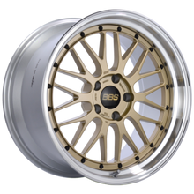 Load image into Gallery viewer, BBS LM 19x11 5x130 ET50 CB71.6 Gold Center / Diamond Cut Lip Wheel