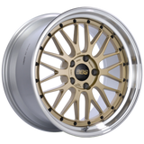 BBS LM 19x11 5x130 ET63 / 71.6 CB Gold Center Diamond Cut Lip Wheel