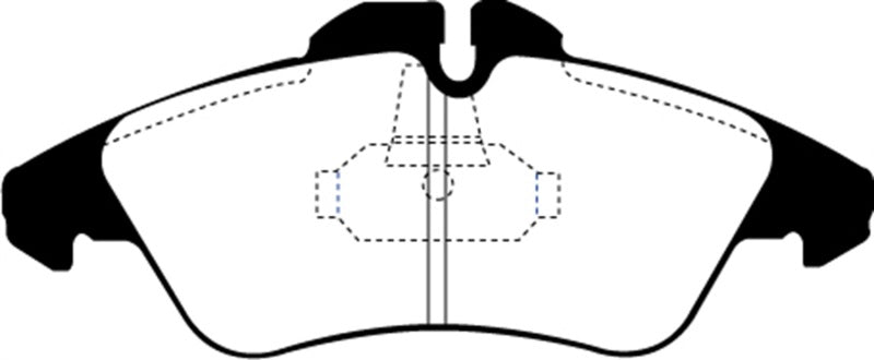 EBC 03-05 Dodge Sprinter 2500 Bosch Rear Greenstuff Front Brake Pads