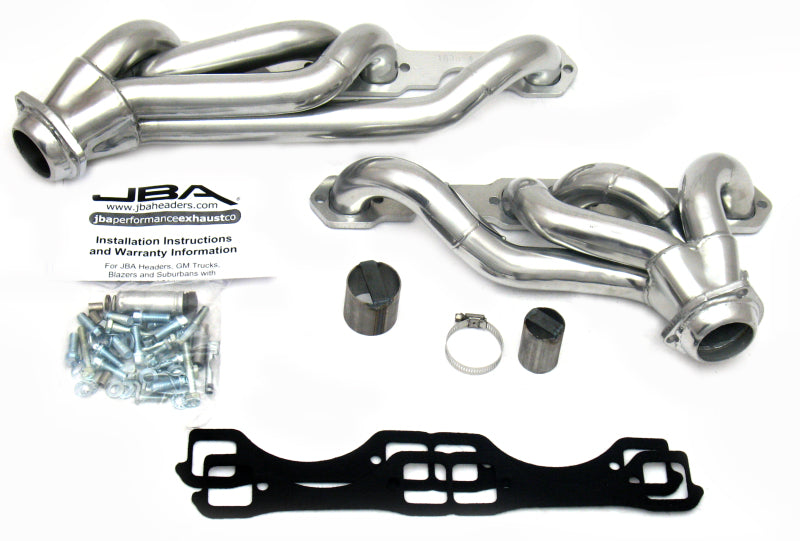 JBA 87-91 Chevrolet Blazer 5.0L/5.7L w/o A.I.R. 1-5/8in Primary Silver Ctd Cat4Ward Header