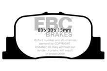 Load image into Gallery viewer, EBC 00-01 Lexus ES300 3.0 Redstuff Rear Brake Pads