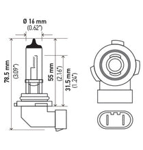 Load image into Gallery viewer, Hella Optilux H10 12V/42W XY Xenon Yellow Bulb