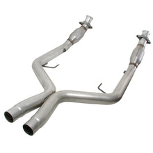 Load image into Gallery viewer, BBK 05-10 Mustang 4.6 GT High Flow X Pipe With Catalytic Converters - 2-3/4