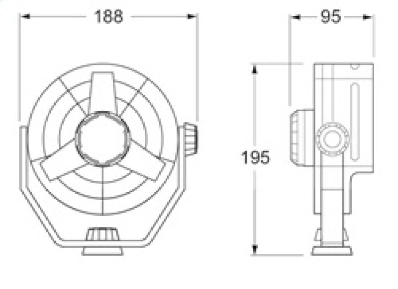 Hella Fan Turbo 2Speed 12V Wht