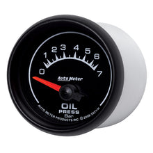 Load image into Gallery viewer, Autometer ES 52.4mm 0-7 Bar Oil Pressure SSE Gauge