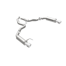 Load image into Gallery viewer, MagnaFlow Axle Back, SS, 3in, Competition, Dual Split Polished 4.5in Tip 2015 Ford Mustang GT V8 5.0