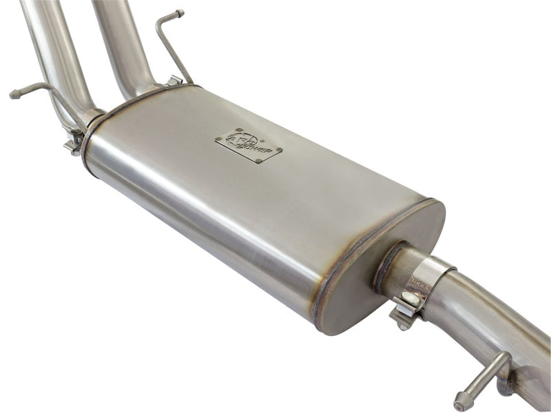 aFe MACH Force-Xp 3in CB SS Dual Exhaust w/Polished Tips 09-16 GM Silverado/Sierra 4.3L/4.8L/5.3L