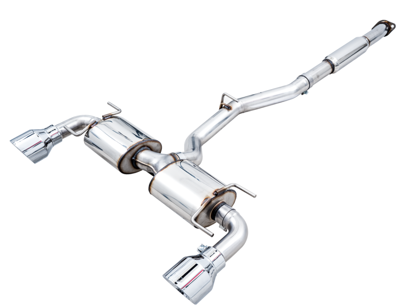 AWE Subaru BRZ/ Toyota GR86/ Toyota 86 Touring Edition Cat-Back Exhaust- Chrome Silver Tips