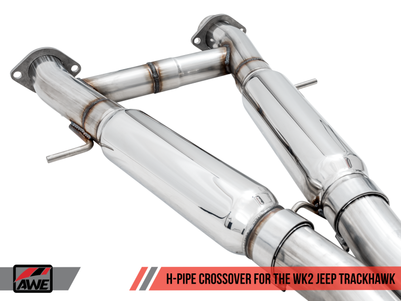 AWE Tuning 2020 Jeep Grand Cherokee SRT/Trackhawk Track Edition Exhaust - Use w/Stock Tips