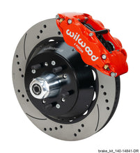 Load image into Gallery viewer, Wilwood Narrow Superlite 6R Red Front Big Brake Kit Ford 14in Drilled/Slotted Rotor