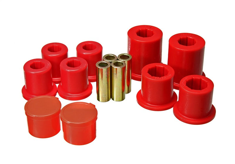 Energy Suspension 10-20 Toyota 4Runner/Lexus GX460 Front Control Arm Bushing Set - Red